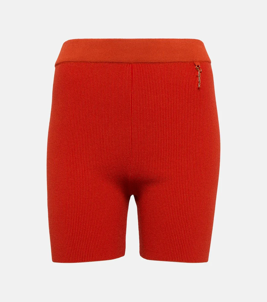 Le Short Pralu ribbed-knit shorts
