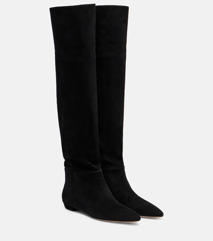 Leather boots