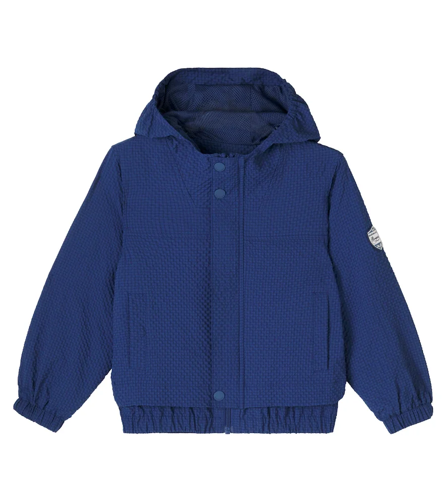Lenny checked patch-appliqué jacket