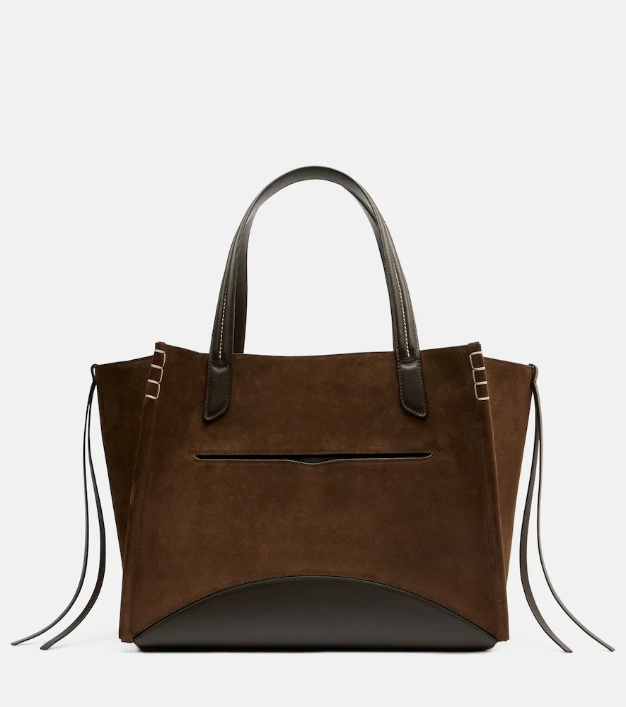 Loafer Cabas Large suede tote bag