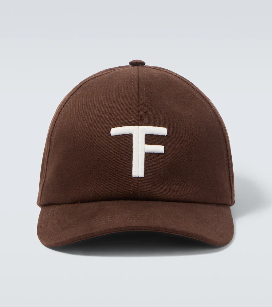 Logo cotton canvas baseball cap
