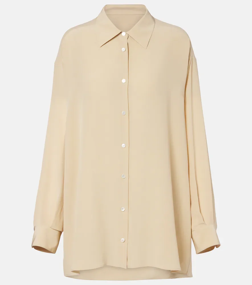 Luka silk crêpe shirt