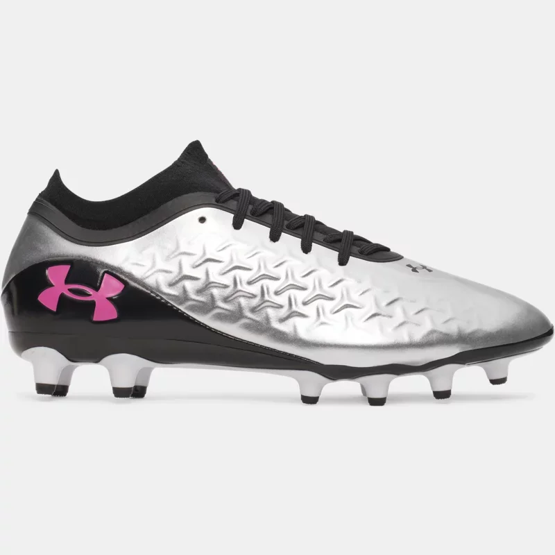 Magnetico Pro 6 FG Unisex Soccer Cleats Black Metallic Silver Pink Frenzy 6 (EU 40)