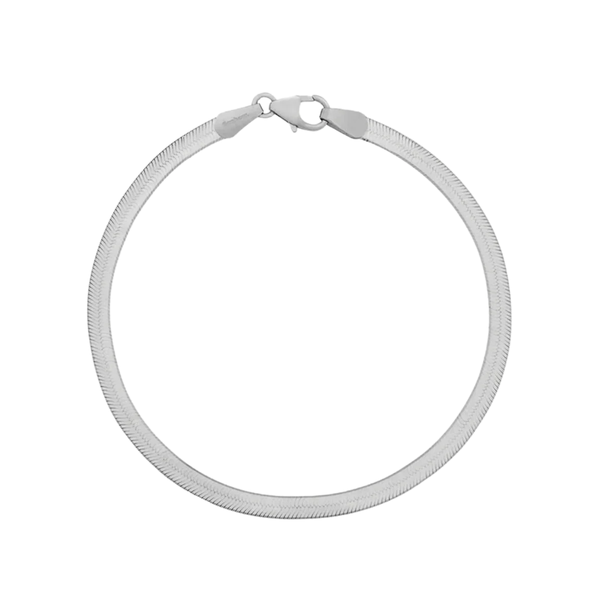 Marena Sterling Silver Herringbone Bracelet