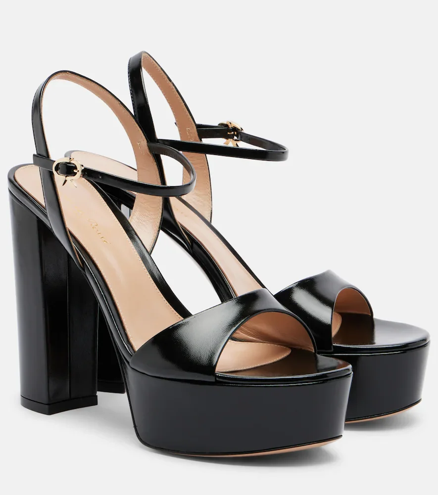 Marlena leather platform sandals