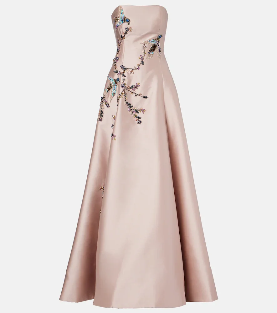 Mavia embellished corset gown