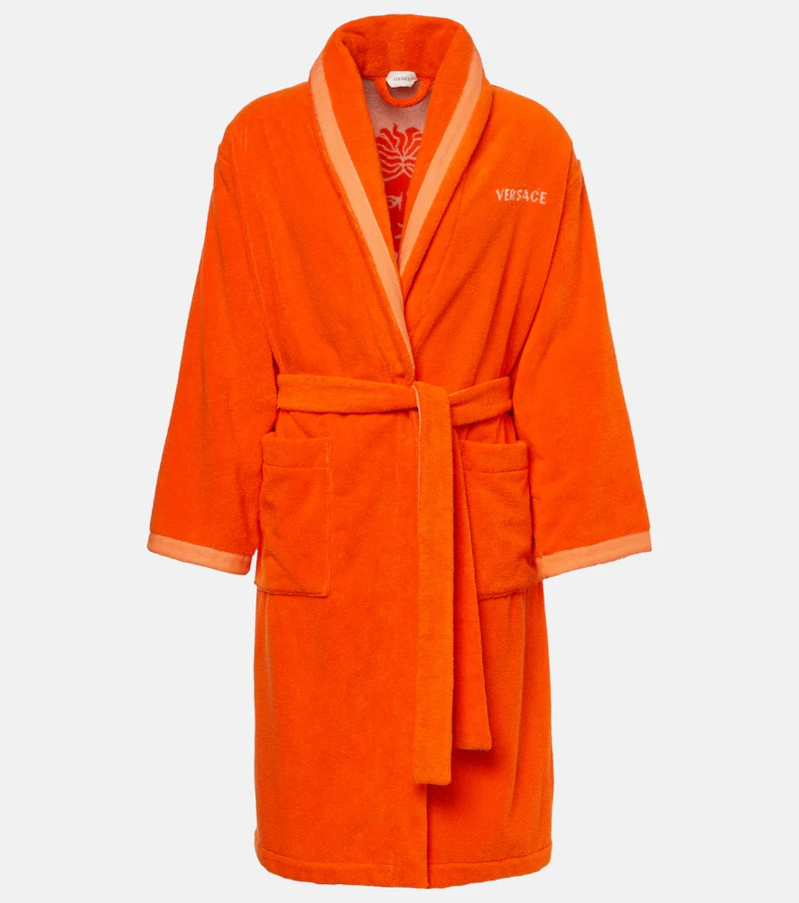 Medusa cotton terry robe