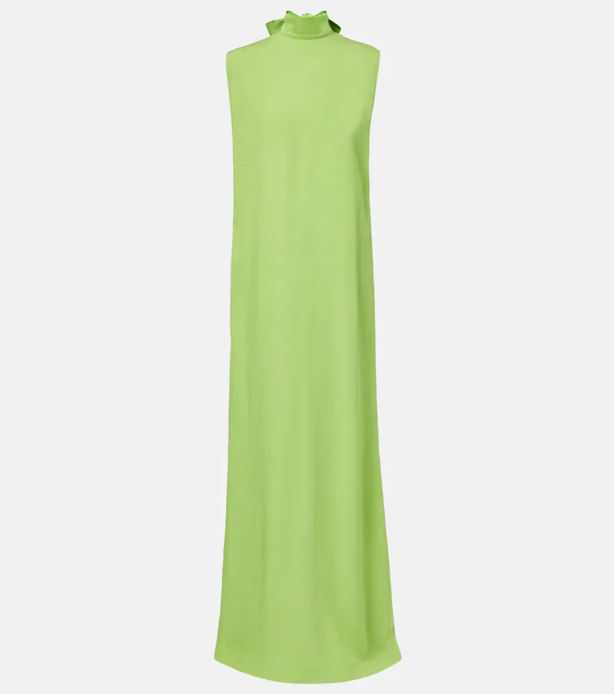 Miami crêpe cady maxi dress