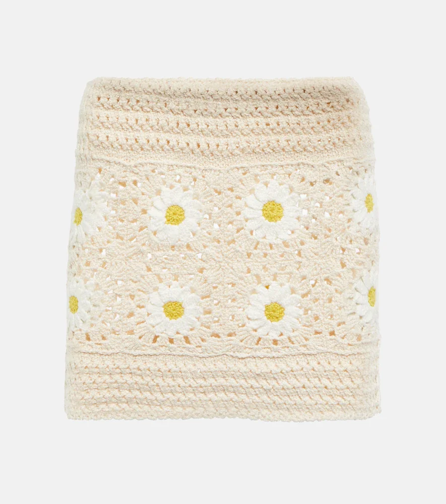 Mini-jupe Daisy en crochet
