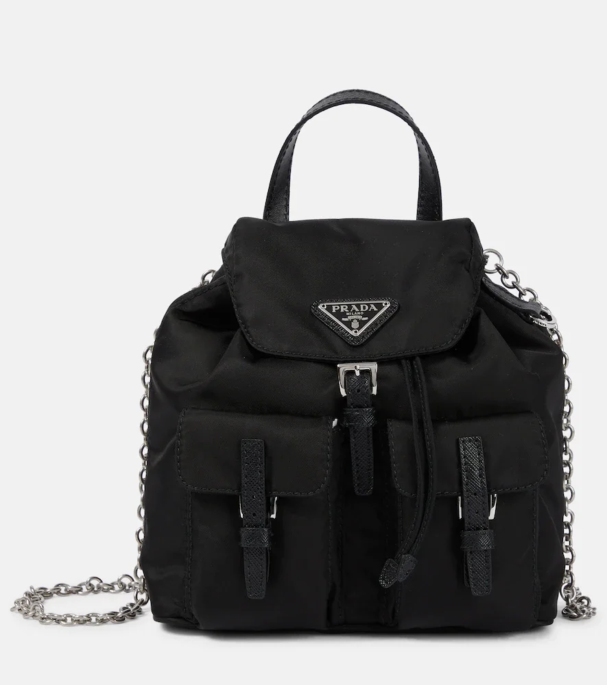 Mini nylon backpack