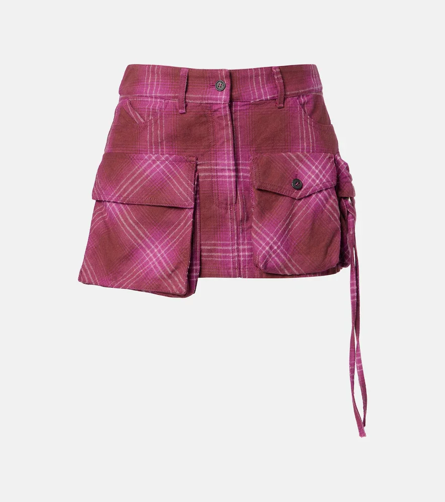 Minifalda Fay en mezcla de algodón y lana