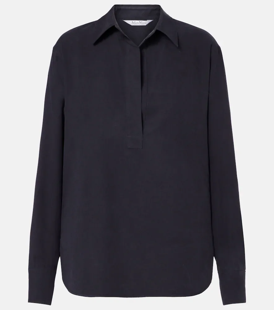 Mirko silk crêpe blouse