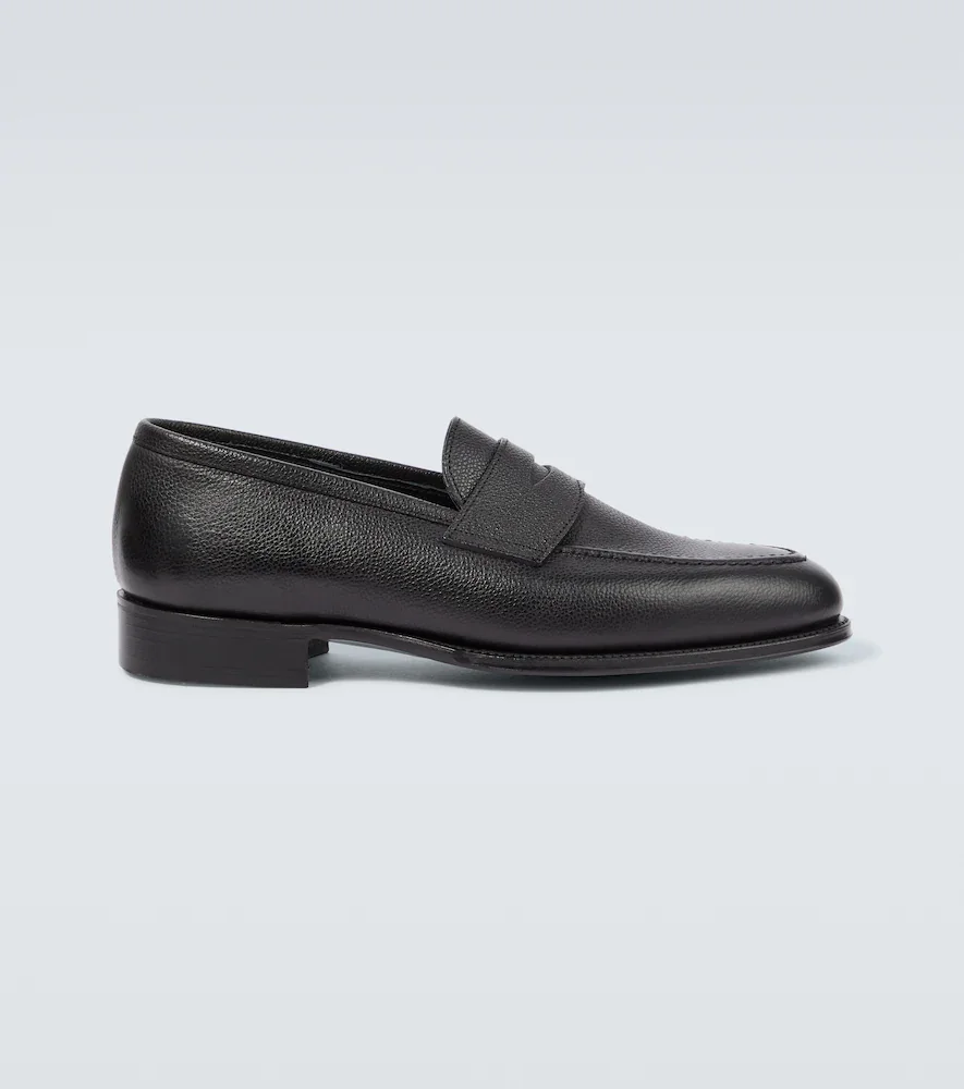 Mocasines penny Bradley II de piel