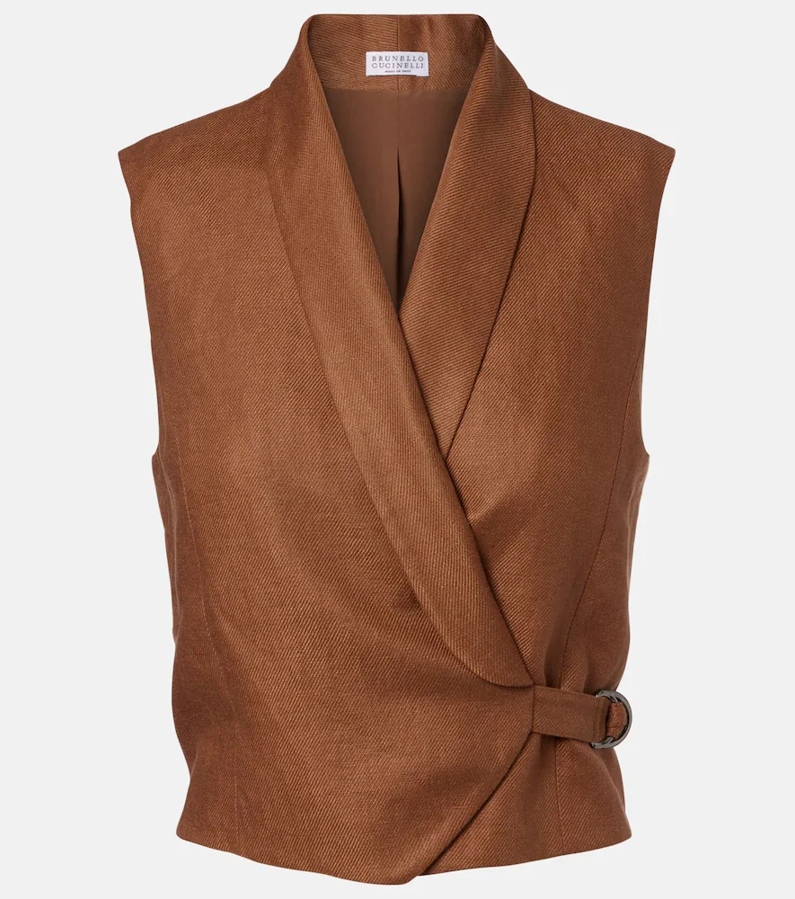 Monili linen vest
