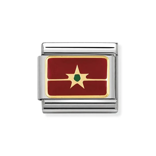 Morocco Flag Charm
