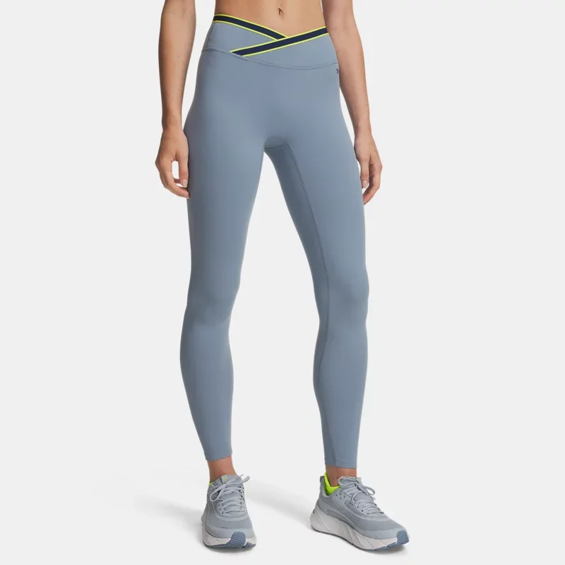 Motion Sport Tape Women's Leggings Blue Wind Flash Light Blackout Navy XL