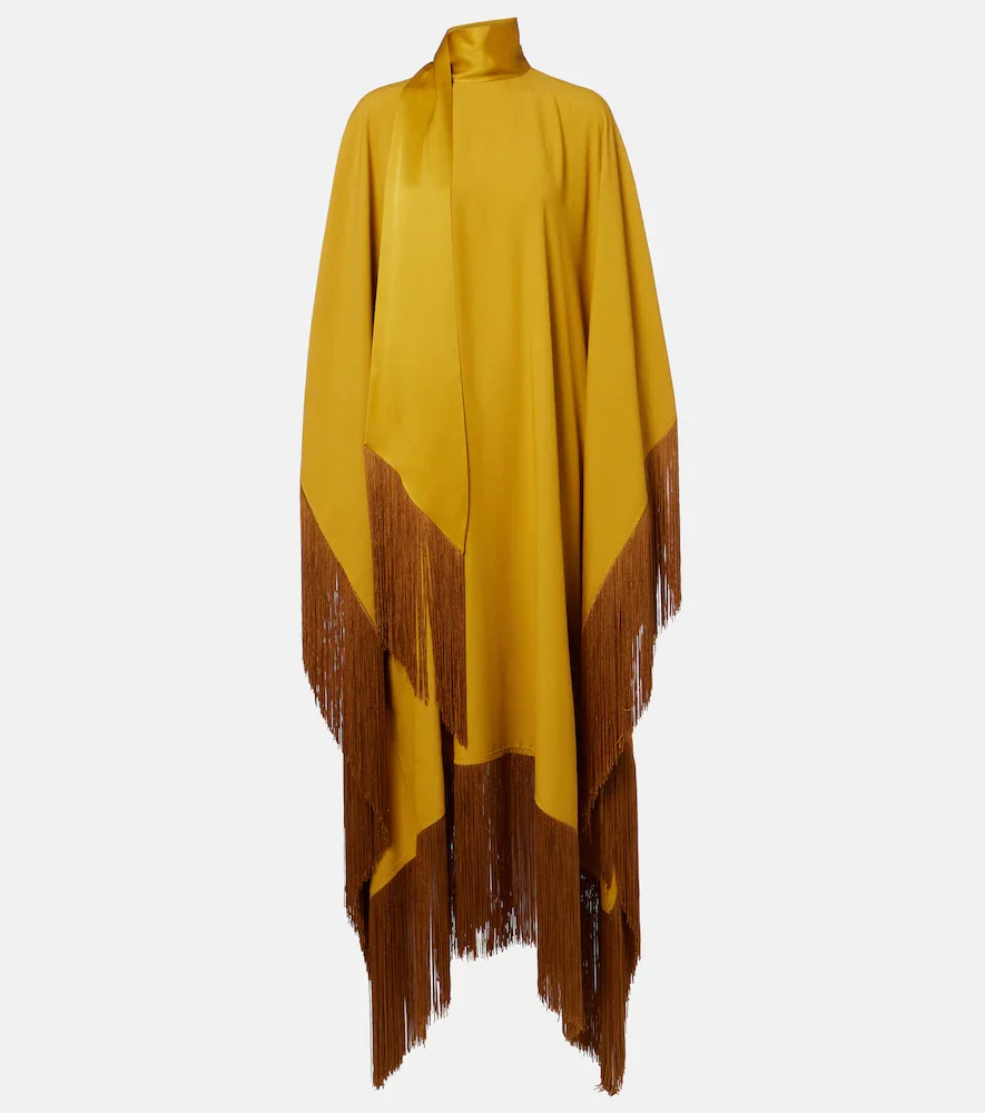 Mrs Ross fringed kaftan