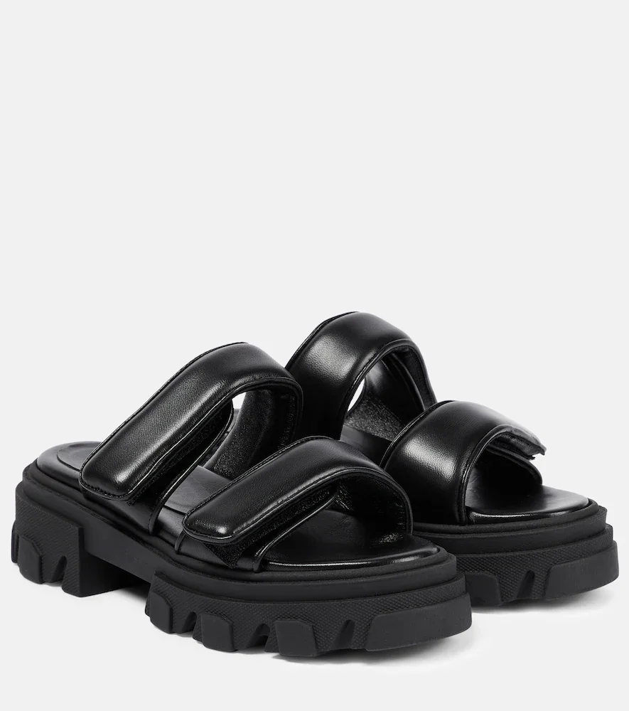 Mules Adelaide en cuir