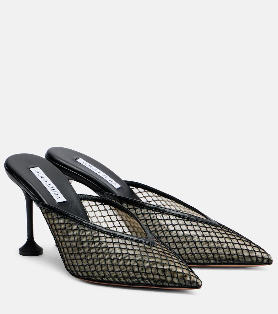 Mules Bisous 85 en résille