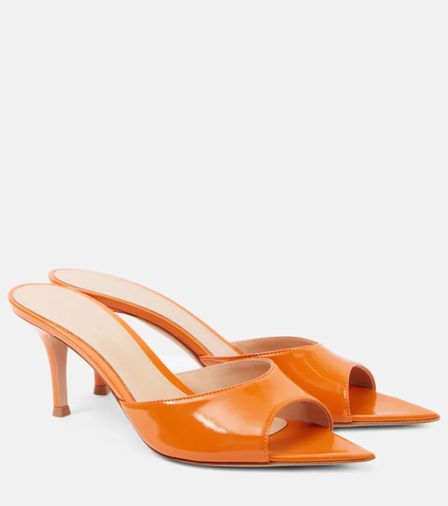 Mules de charol