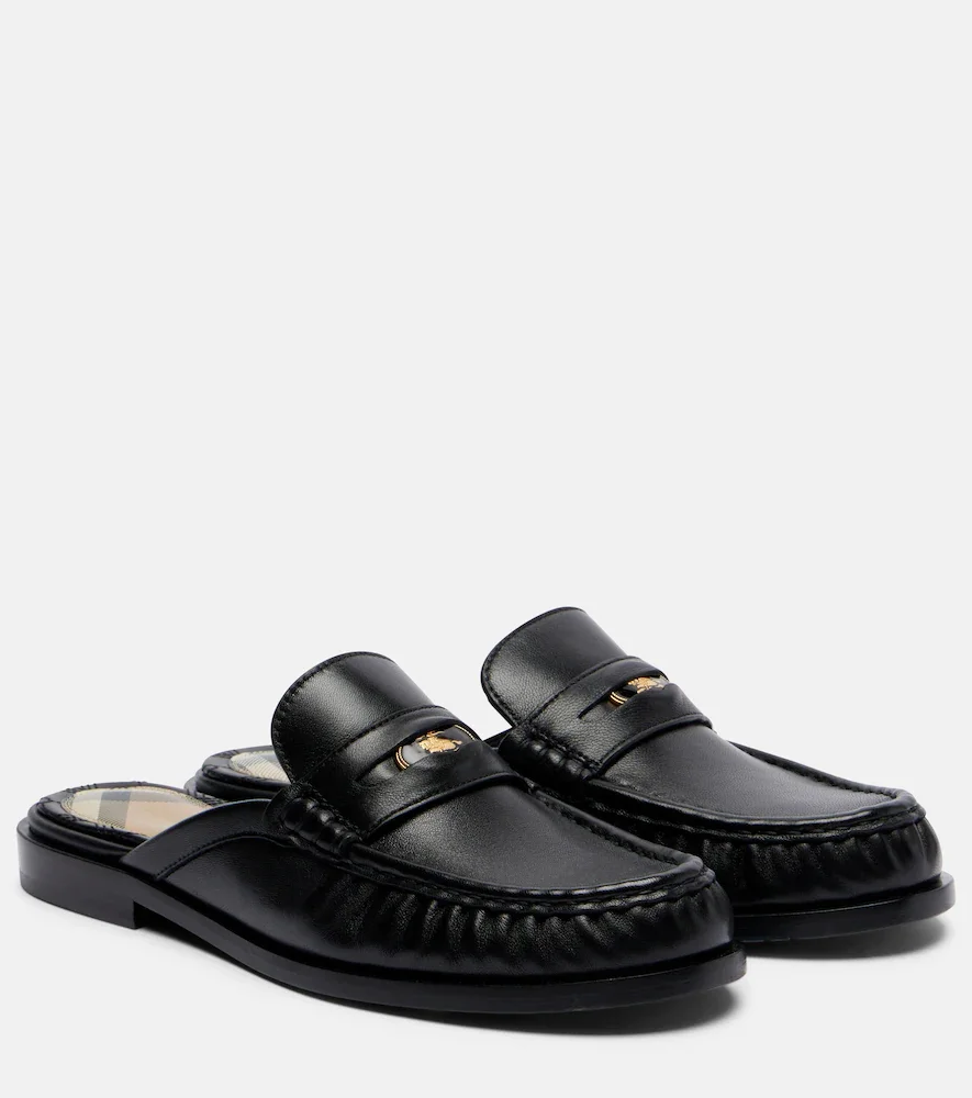 Mules de piel