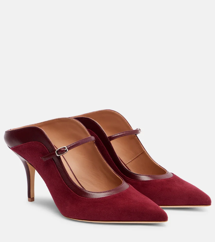 Mules Delphi 70 en daim