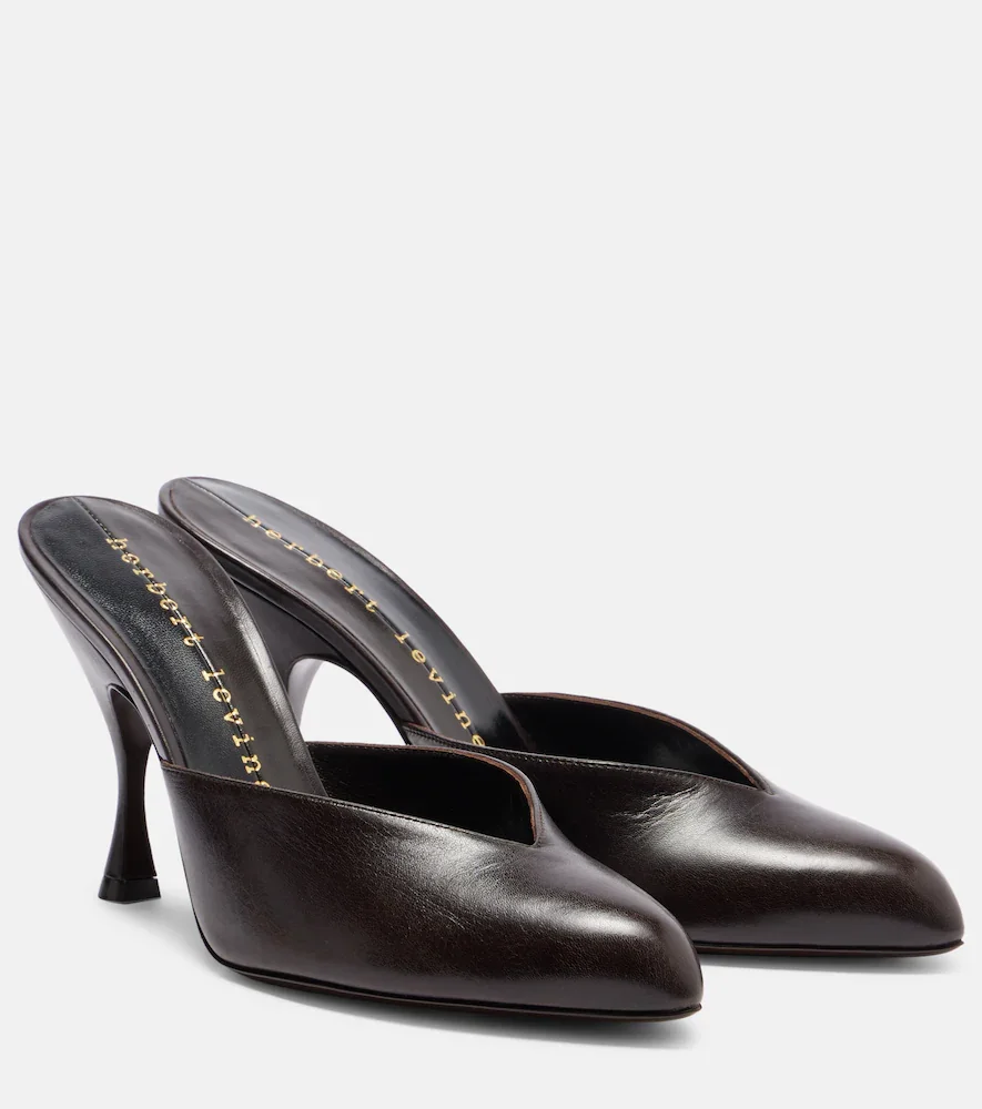 Mules Sentado Pretty 95 de piel