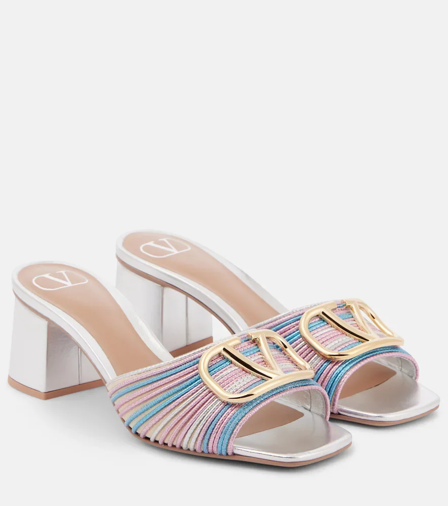 Mules VLogo Signature en crochet