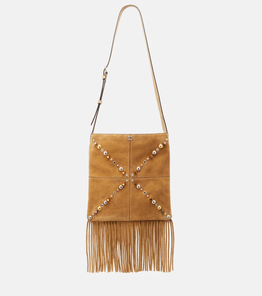 NellcÃte Medium suede shoulder bag