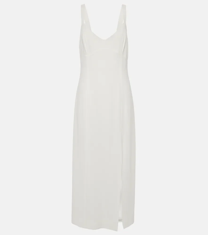 Novia - vestido midi Eli de crepé