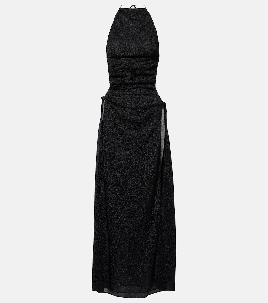 Oséree Vestido largo Lumière con espalda abierta