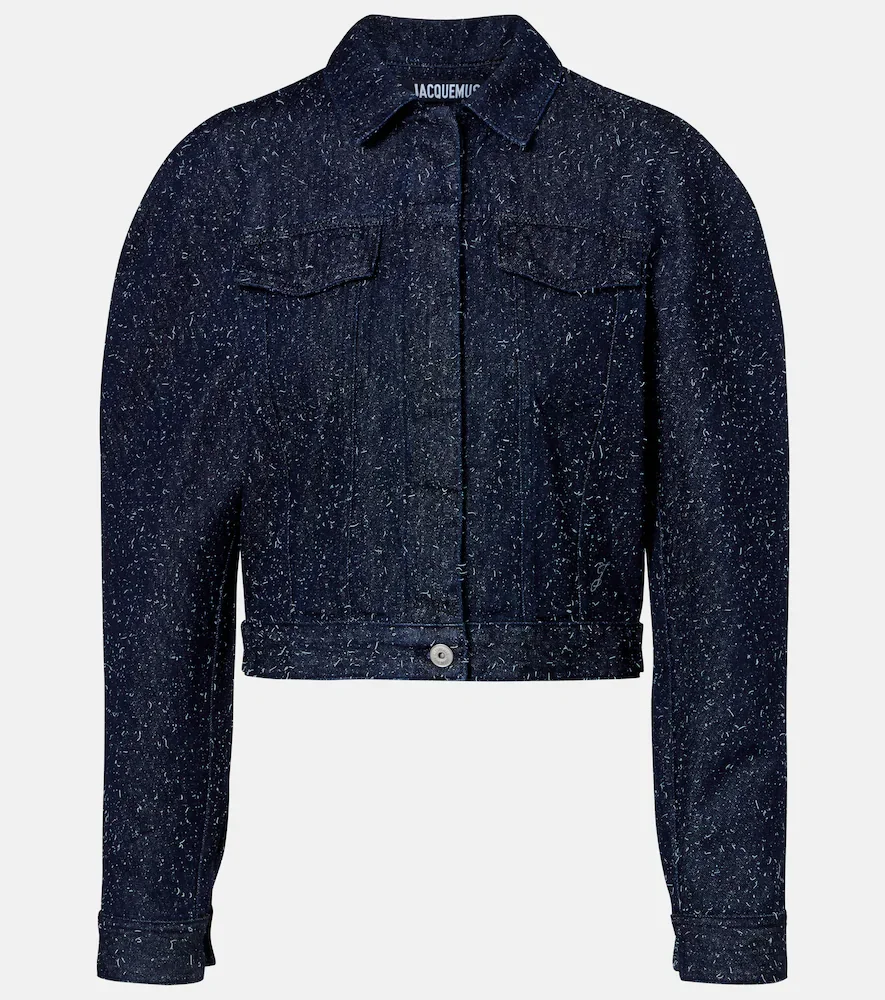 Ovalo de-NÃmes embroidered denim jacket