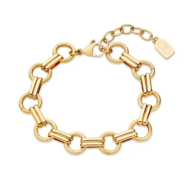 Over Over 14k Gold Plated Chunky Chain Bracelet - Gold