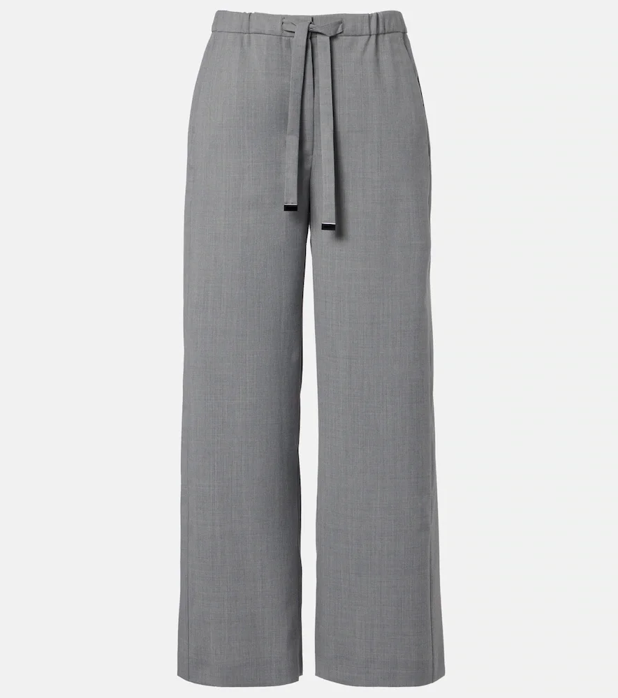 Pantalon ample Baia en laine mélangée