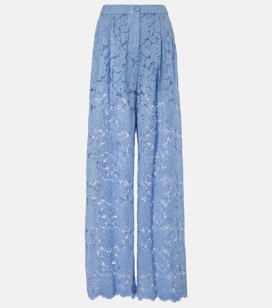 Pantalon ample en dentelle