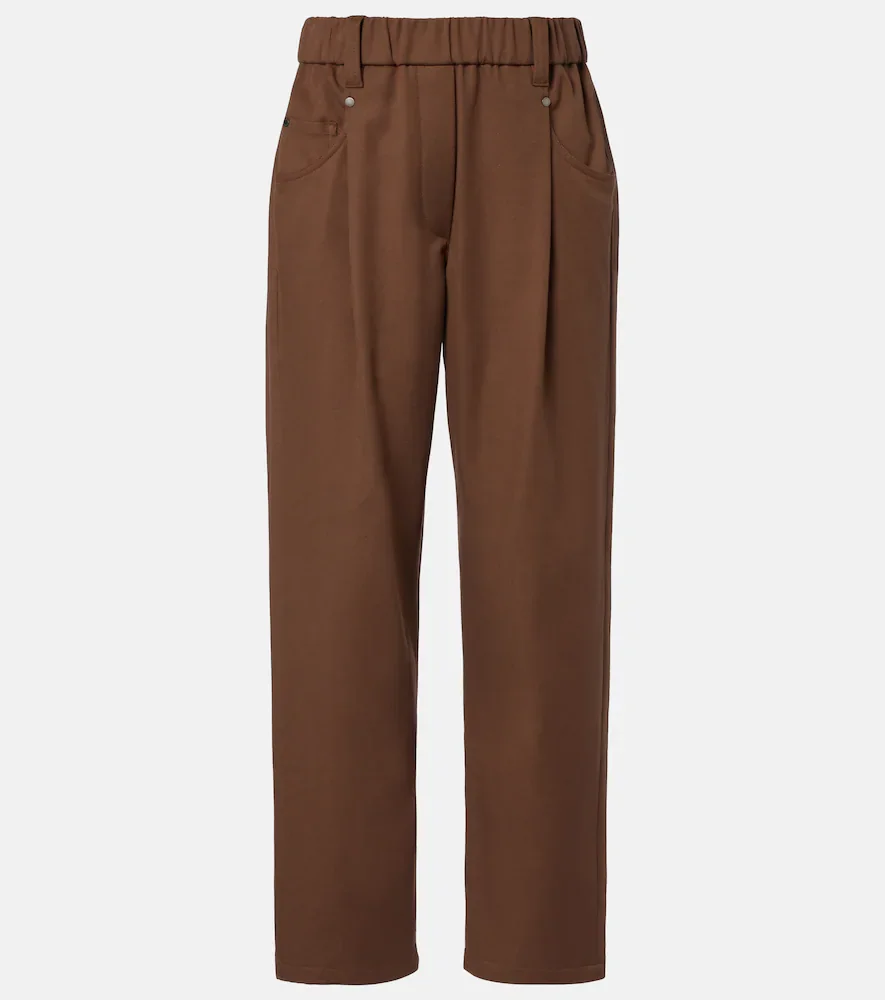 Pantalon droit Monili en coton mélangé