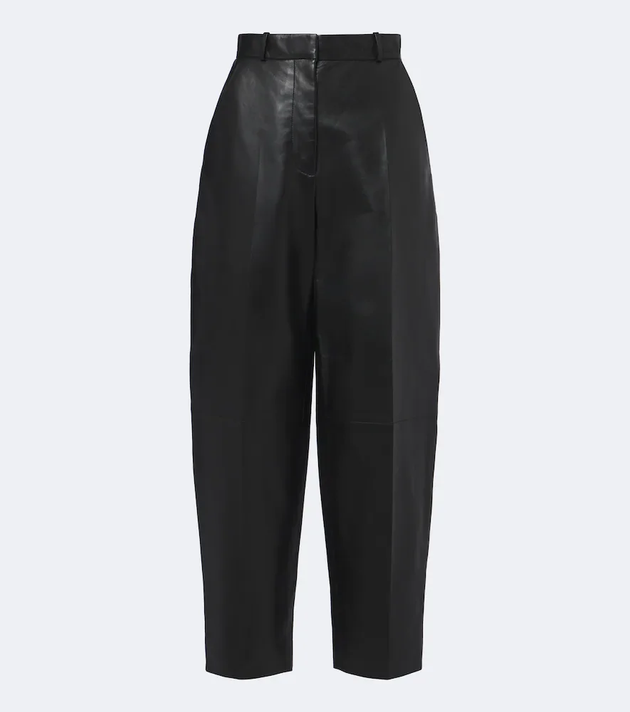 Pantalon fuselé Bix en cuir