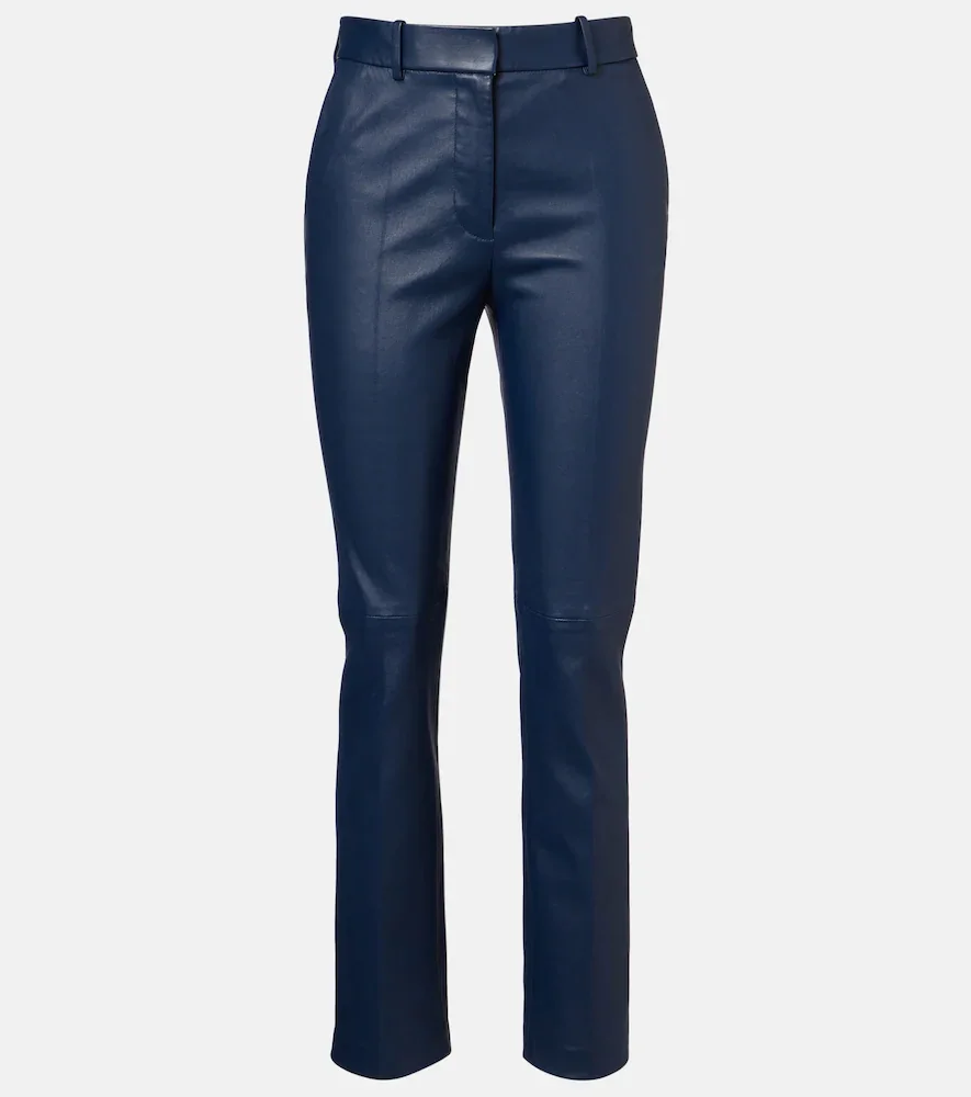 Pantalon slim Coleman en cuir