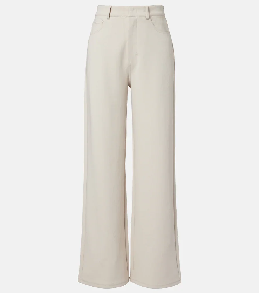 Pantalones anchos Brioso en mezcla de algodón