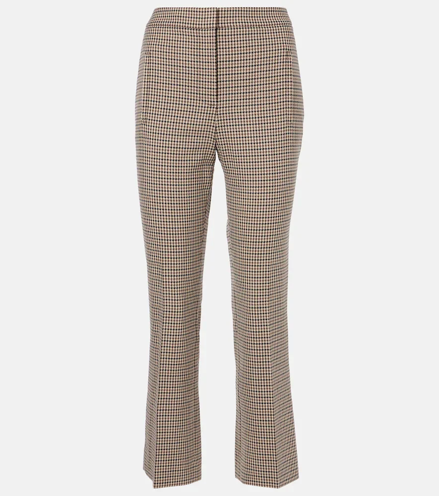 Pantalones Arte con pata de gallo de tiro alto