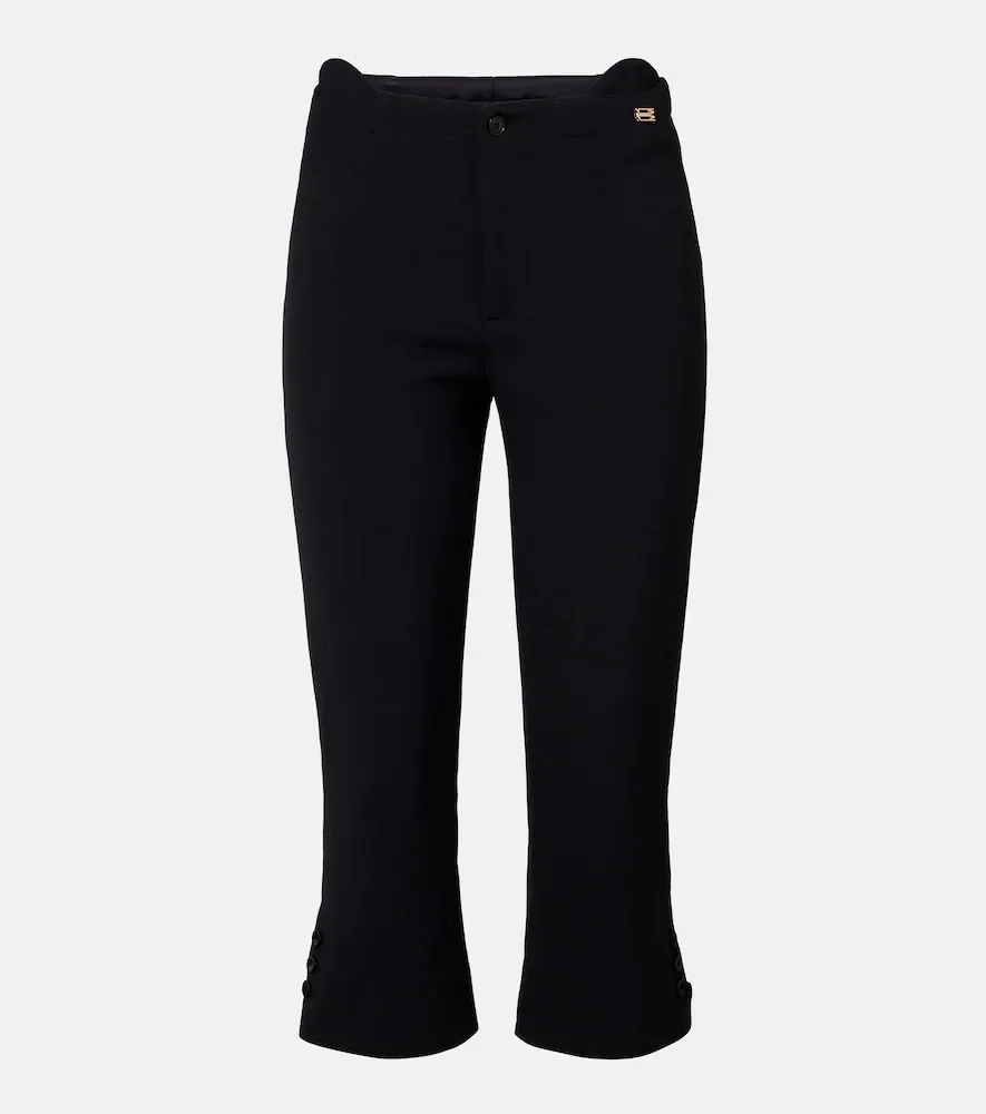 Pantalones capri con logo