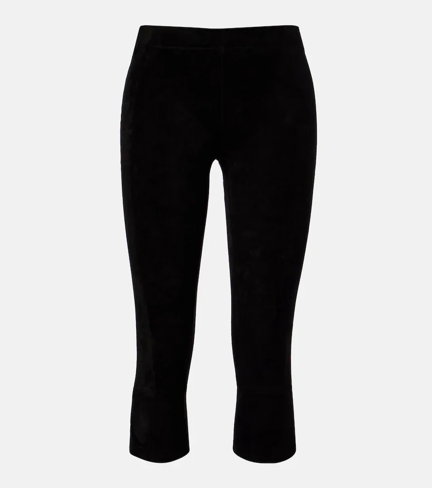 Pantalones capri Willy de ante