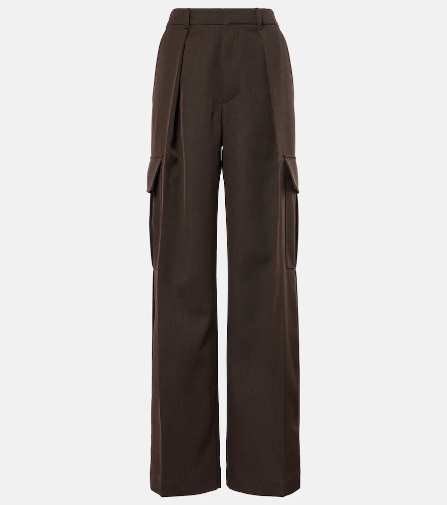 Pantalones cargo de lana