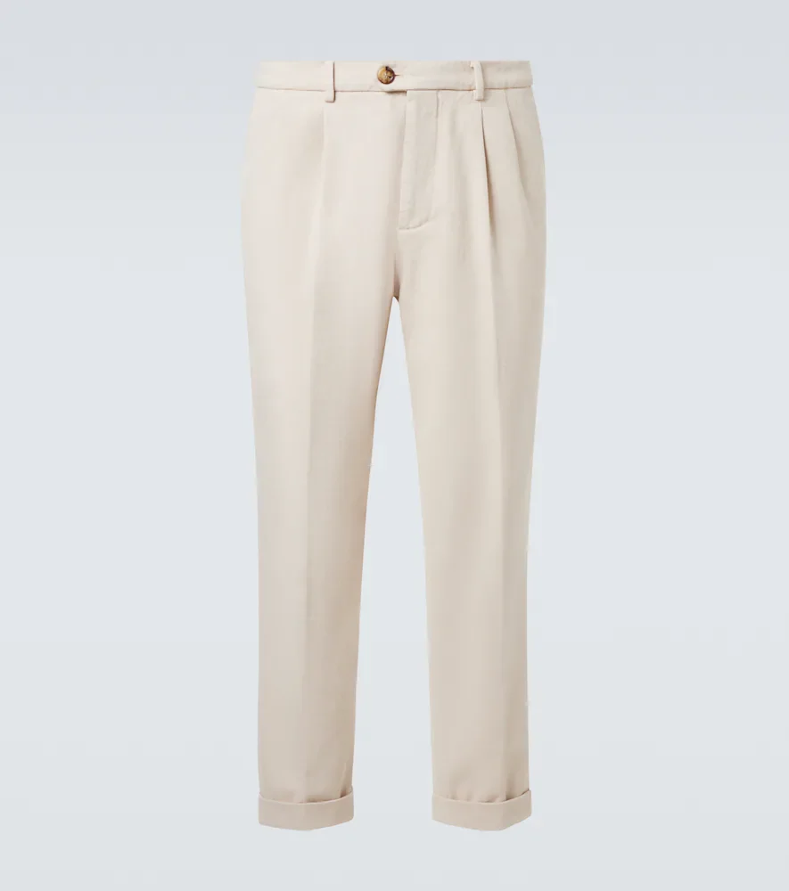 Pantalones chinos de algodón