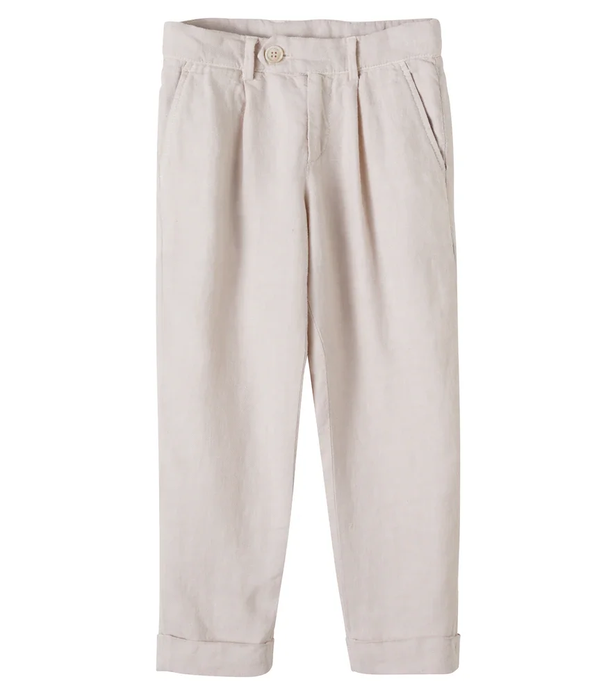 Pantalones de lino