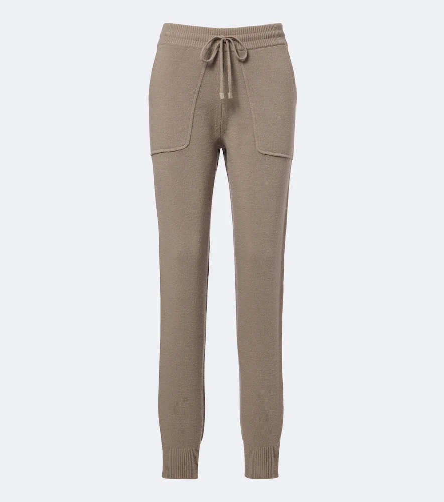 Pantalones slim en mezcla de lana y cachemir