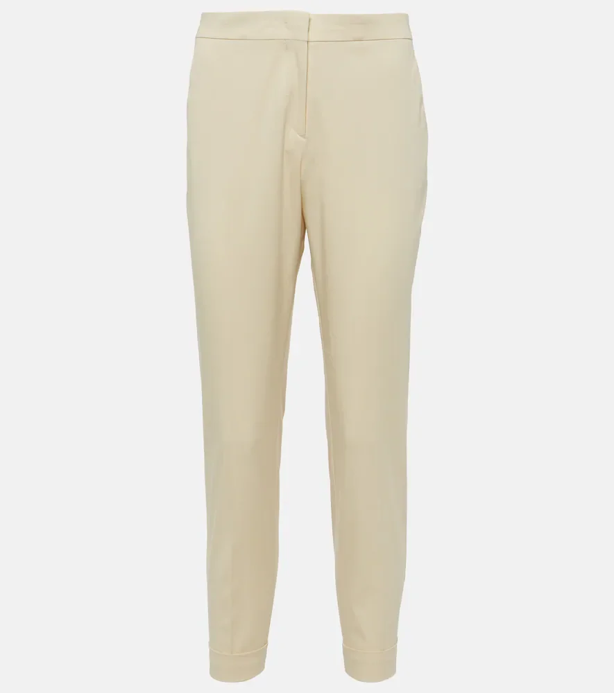 Pantalones tapered de mezcla de algodón