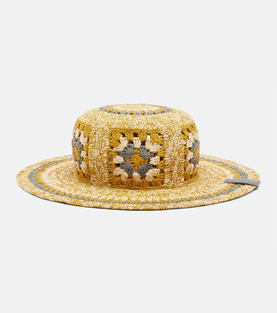 Paula's Ibiza crochet raffia bucket hat