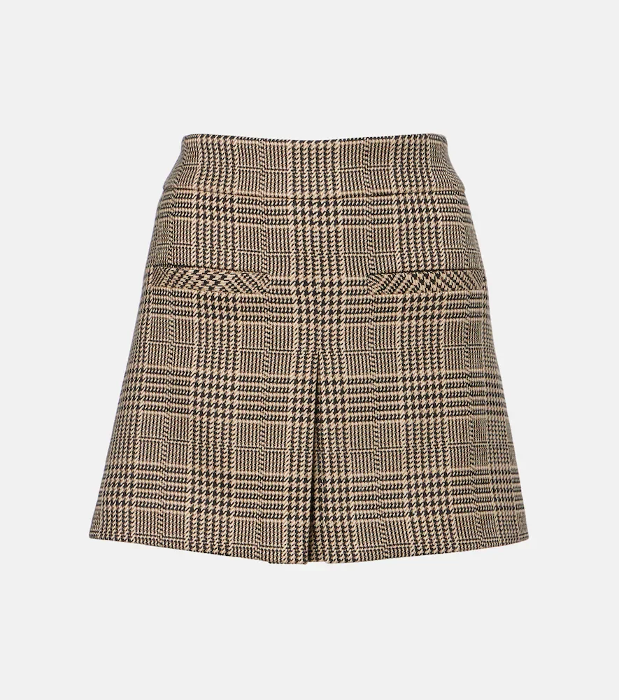 Pavaline houndstooth miniskirt