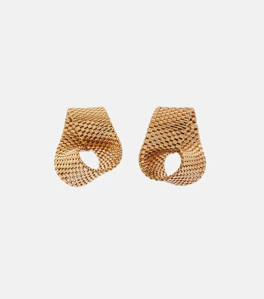 Pendientes Lane chapados en oro
